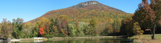 yonah mountain from chambers lake